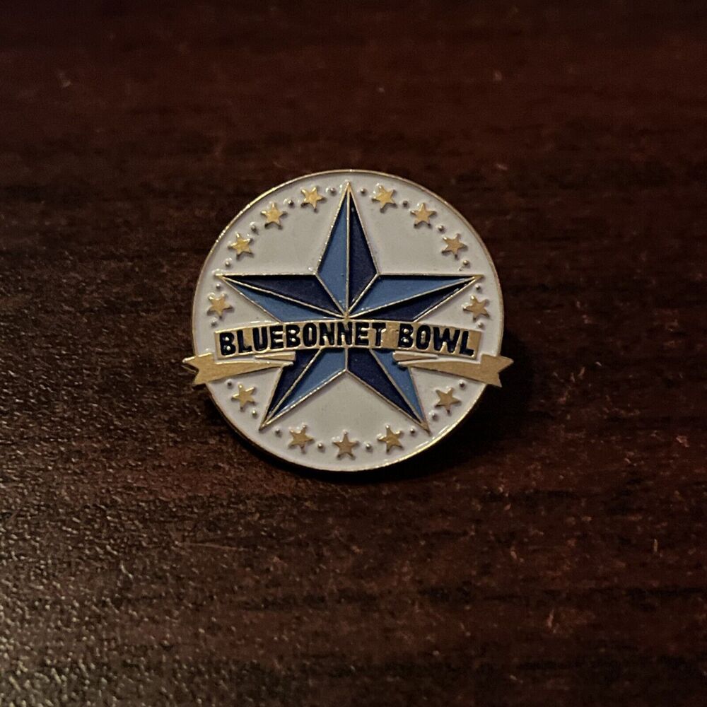 Bluebonnet Bowl College Football Lapel Hat Pin